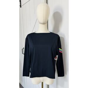 NWT Pure Barre Women Size M Black Long Sleeve Workout Top Shirt Know Your Limits